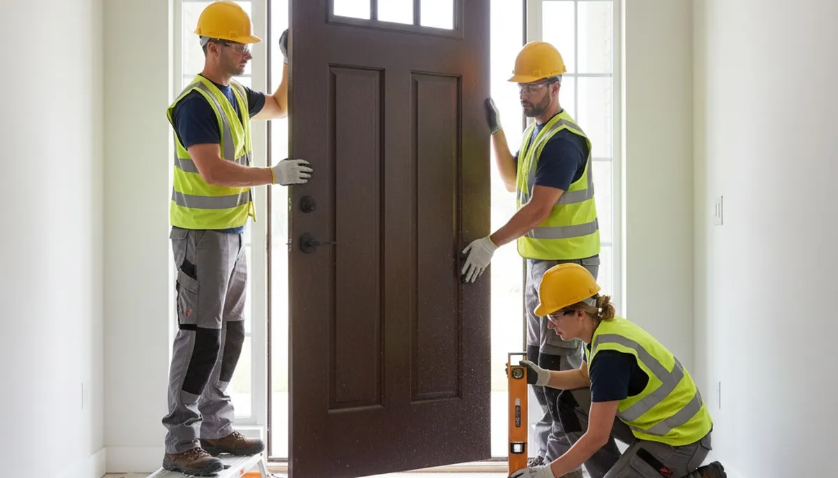 Door installation for Greenville, NC home by FX Remodeling & Exteriors