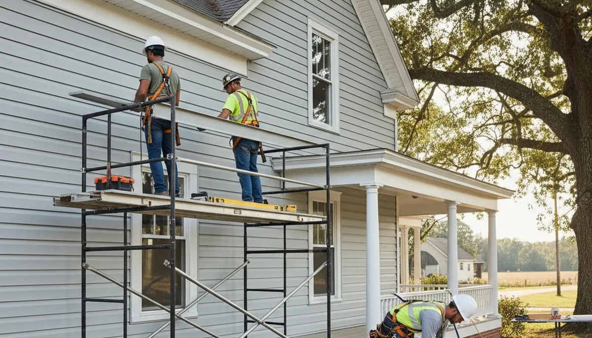 Vinyl siding contractor serving Greenville, NC for home exterior installation and replacement