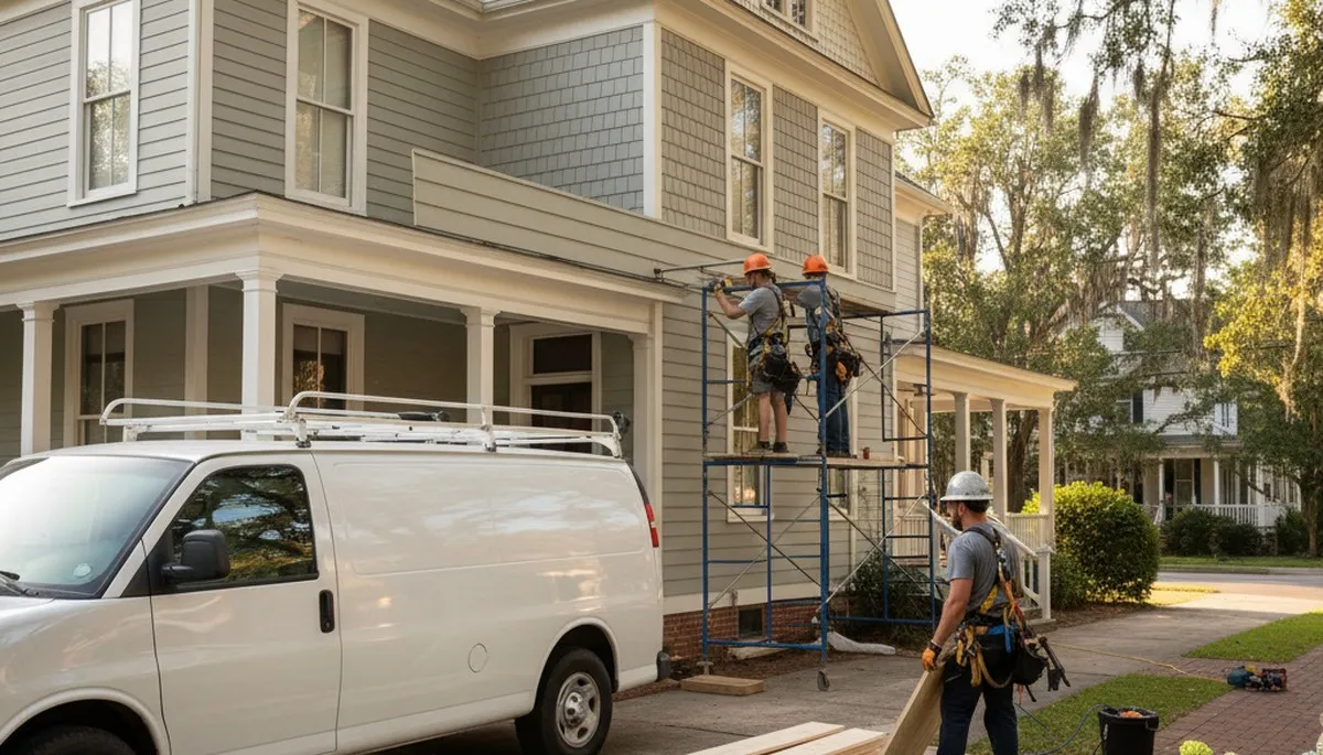 Vinyl siding installation service in Greenville, NC for local home exterior improvement